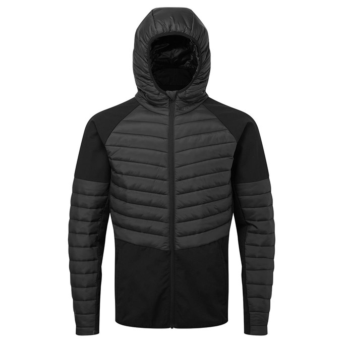 TriDri Men's TriDri® insulated hybrid hooded jacket TR073