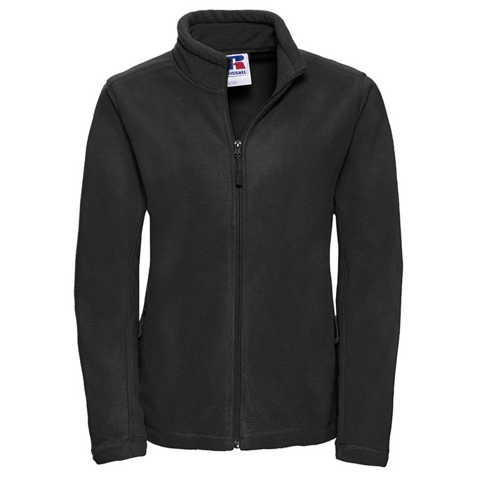 Women's full-zip outdoor fleece Black