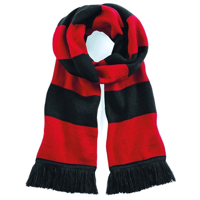 Varsity scarf Black / Classic Red