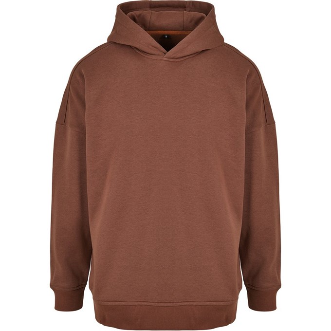 Build Your Brand Men's Oversized cut-on sleeve hoodie BY199