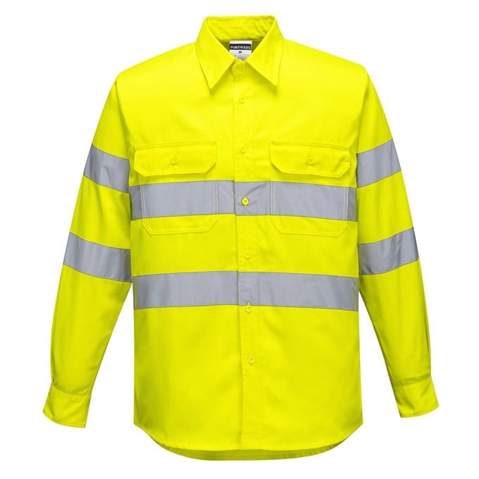 Portwest Men's Hi-Vis Work Shirt E044