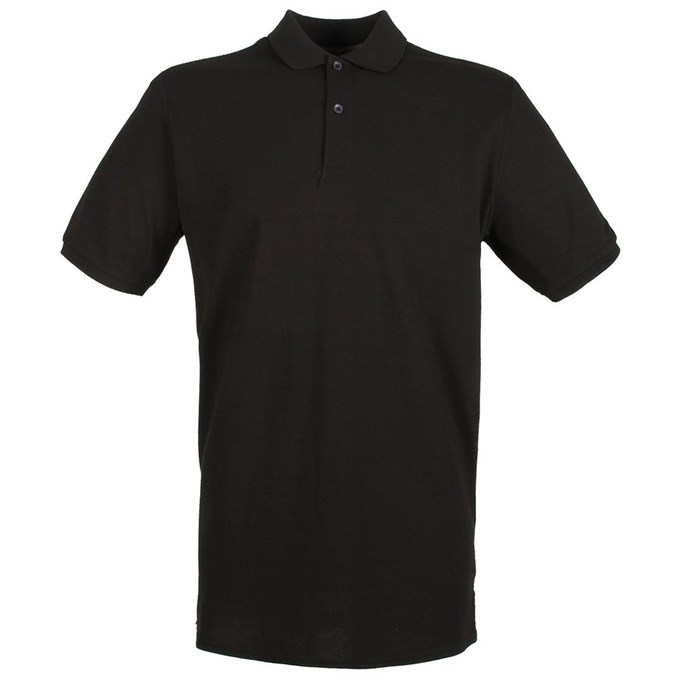 Modern fit polo shirt Black*