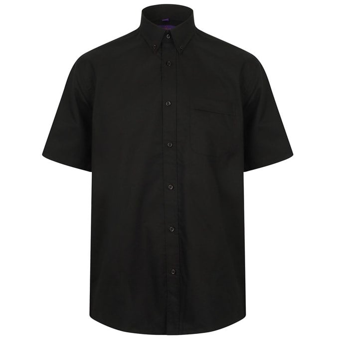 Wicking antibacterial short sleeve shirt Black