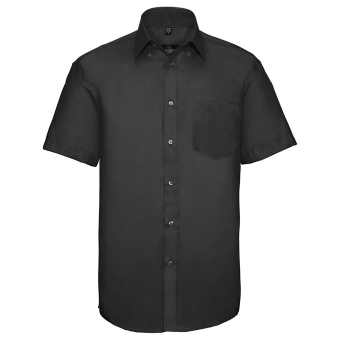 Short sleeve ultimate non-iron shirt Black