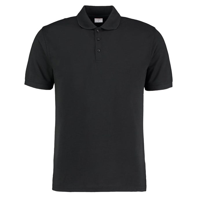 Klassic slim fit polo short sleeved Superwash® 60ºC Black