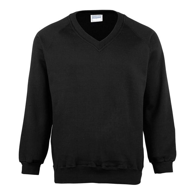 Kids Coloursure™ v-neck sweatshirt Black
