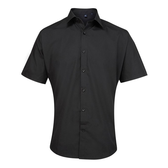 Supreme poplin short sleeve shirt Black