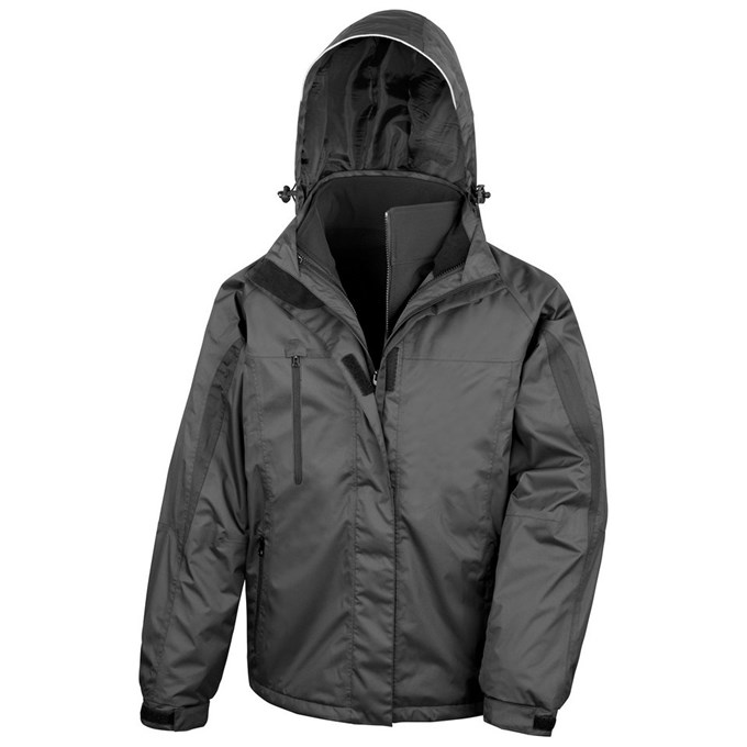 3-in-1 journey jacket with softshell inner Black / Black