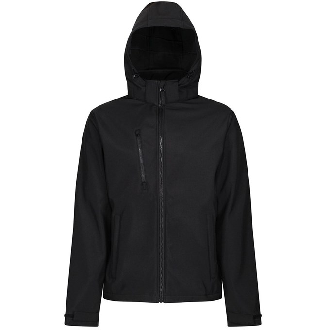 Venturer 3-layer hooded softshell jacket RG152 Black