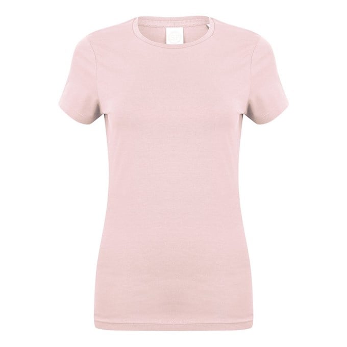 Feel good women's stretch T Baby Pink