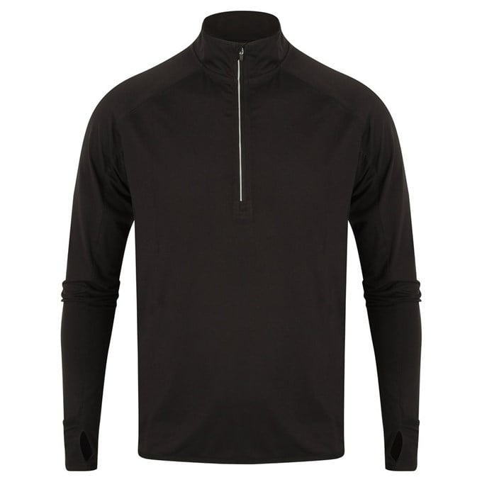 Long-sleeved ¼ zip top TL562BLAC2XL Black
