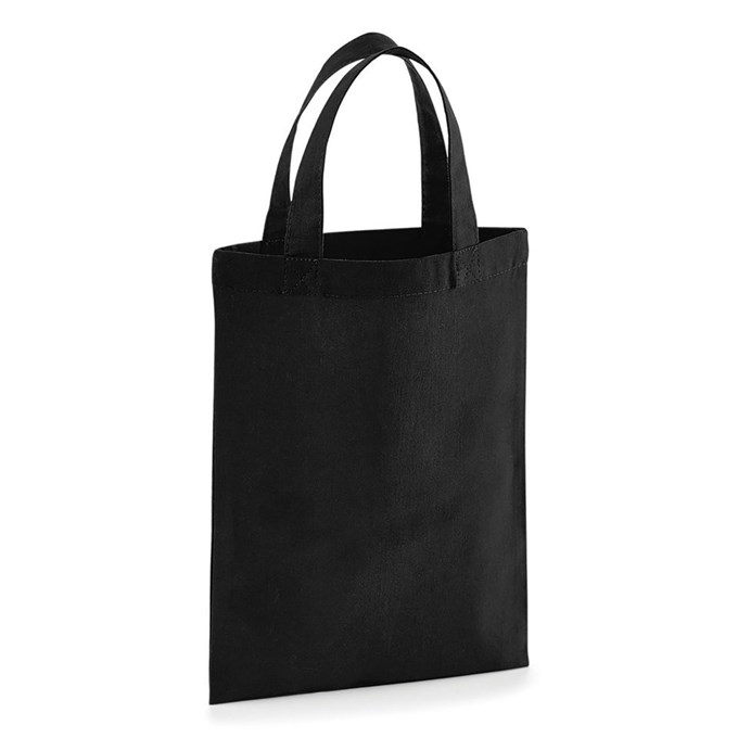 Cotton party bag for life Black