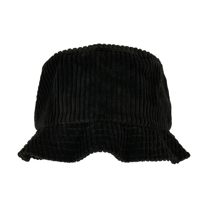 Big corduroy bucket hat (5003BC) YP197 Black