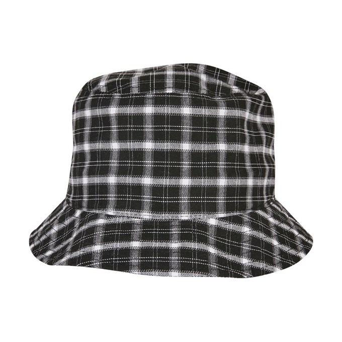 Check bucket hat (5003C) YP198 Black/Grey