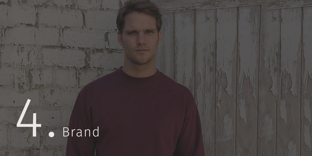 embroidery sweatshirt brand image