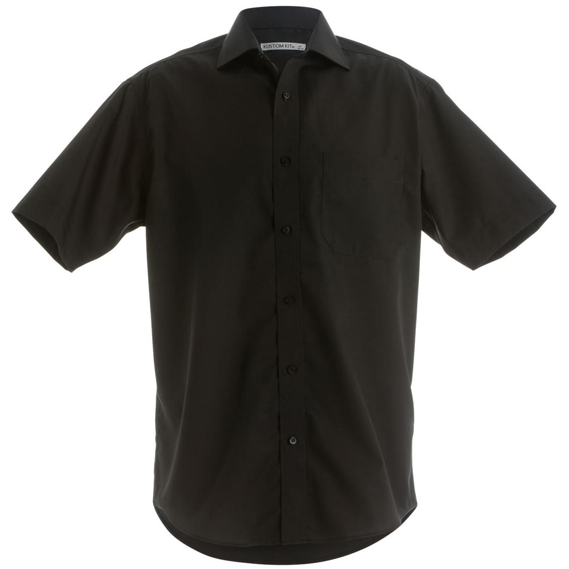 Kustom Kit Men's Premium Non Iron Corporate Short Sleeved Shirt KK115