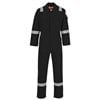 Portwest BizFlame Flame Resistant Anti-Static Lightweight Coverall -Black