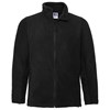 Full-zip outdoor fleece Black