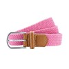 Braid stretch belt Pink Carnation