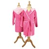 ARTG® Boyzz & Girlzz® hooded bathrobe AR021PKLP56 Pink/   Light Pink