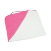 ARTG® Babiezz® medium baby hooded towel AR032WHPK White/   Pink/   Pink