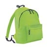 Junior fashion backpack Lime Green/ Graphite grey