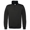 B&C ID.004 ¼ zip sweatshirt Black