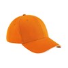 Athleisure 6-panel cap Orange/ White