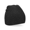 Two-tone pull-on beanie  Charcoal