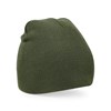 Two-tone pull-on beanie  Olive Green