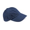 Low-profile heavy brushed cotton cap French Navy