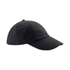 Low-profile heavy cotton drill cap Black