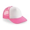Vintage snapback trucker BC645FPWH Fluorescent Pink/ White