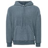 Unisex sueded fleece pullover hoodie BE130 Heather Slate