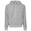 Unisex sueded fleece full-zip hoodie BE131 Athletic Heather