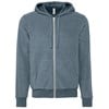Unisex sueded fleece full-zip hoodie BE131 Heather Slate