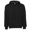 Unisex raw-seam hoodie BE132 Black Heather
