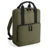 Recycled twin handle cooler backpack BG287 Military Green