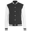 Sweat college jacket BY015BKWH2XL Black/   White