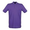 Modern fit polo shirt Purple
