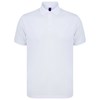 Recycled polyester polo shirt HB465 White