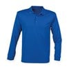 Long sleeve Coolplus® polo shirt Royal