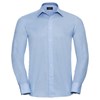 Long sleeved easycare tailored Oxford shirt Oxford Blue