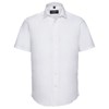 Short sleeve easycare fitted shirt White