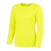 Girlie long sleeve cool T Electric Yellow