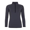 Girlie cool ½ zip sweatshirt Charcoal/ Jet Black