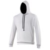 Varsity hoodie Arctic White/  French Navy