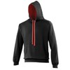 Varsity hoodie Jet Black/  Fire Red*†?