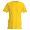 Short sleeve crew neck t-shirt Yellow