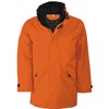 Parka padded jacket Orange/ Black